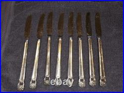 Silver plate 1847 Rogers Bros Eternally Yours 50 Pc Set Butter Knife Sugar Spoon