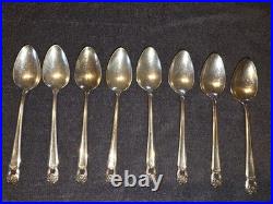 Silver plate 1847 Rogers Bros Eternally Yours 50 Pc Set Butter Knife Sugar Spoon