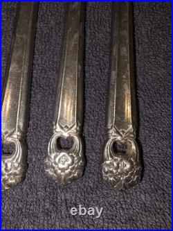 Silver plate 1847 Rogers Bros Eternally Yours 50 Pc Set Butter Knife Sugar Spoon
