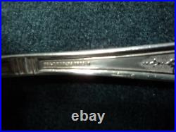 Silverplate Flatware Lot of 12 Ambassador Webbed Dessert Forks 1847 Rogers