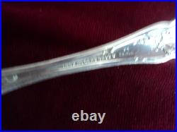 Silverplate Flatware Lot of 6 Design Bowl Salad Forks 1847 Rogers Vintage 1904