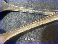 Silverplate flatware set Wm Rogers Jubilee 52 floral vintage fork knife spoon +