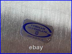Silverplate tray trivet silver plate lot of 8 gorham wilcox rogers pre-owned