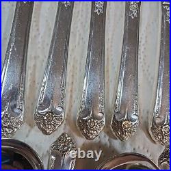 Silverware Rogers Bro Silver Reinforced Plated IS 8-Piece Service Extra Teaspoon