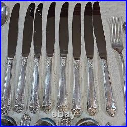 Silverware Rogers Bro Silver Reinforced Plated IS 8-Piece Service Extra Teaspoon