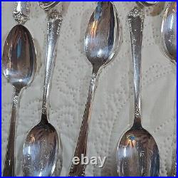 Silverware Rogers Bro Silver Reinforced Plated IS 8-Piece Service Extra Teaspoon