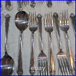 Silverware Rogers Bro Silver Reinforced Plated IS 8-Piece Service Extra Teaspoon