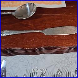 Silverware Rogers Bro Silver Reinforced Plated IS 8-Piece Service Extra Teaspoon