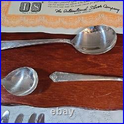 Silverware Rogers Bro Silver Reinforced Plated IS 8-Piece Service Extra Teaspoon