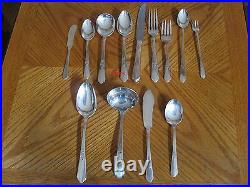 Simeon L & George H Rogers Company X Tra Oneida Huge Silver Plate Set110 Pieces