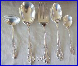 Southern Splendor Rogers & Bros IS Silver Plate Flatware set in Wooden Chest