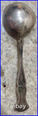 Spoons 1847 Rogers Bros XS triple Grape 1904 Antique Silver Plate Set of 10 VTG