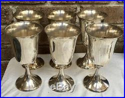 Sterling FB Rogers Silver Goblets