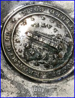 Stunning Antique Embossed Silver Plate Coffee Urn By Rogers Bros. Missing Lid