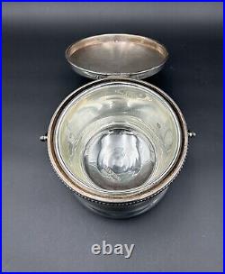 Stunning Antique FB Rogers Ice Bucket Silver Plate With Handle