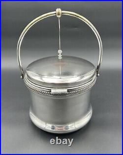 Stunning Antique FB Rogers Ice Bucket Silver Plate With Handle