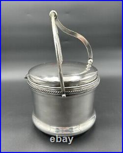 Stunning Antique FB Rogers Ice Bucket Silver Plate With Handle