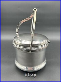 Stunning Antique FB Rogers Ice Bucket Silver Plate With Handle