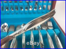 Sweep Wm Rogers Silver Plate Flatware service for 16 serving 100 pcs Eagle Star