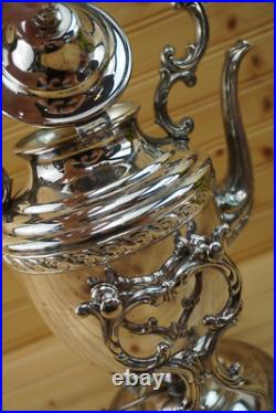 U21765 Rogers Sons Spring Flower Tilting Teapot 13 58 with Warmer G61 G2U