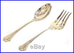 UNUSED FB Rogers CHIPPENDALE GOLD ELECTROPLATE 8 SIX PIECE PLACE SETTINGS PLUS