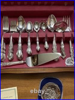 VERY NICE 51 Pc 1847 ROGER BROS SILVERPLATE SET