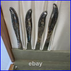 VINTAGE? 1847 Wm ROGERS Silverware Silver plate Magic Rose 42 Pieces