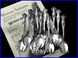 VINTAGE GRAPE 1847 ROGERS ICE CREAM FORK 5 ½- 5pC SET -ORIGINAL