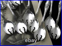 VINTAGE GRAPE 1847 ROGERS ICE CREAM FORK 5 ½- 5pC SET -ORIGINAL