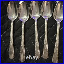 VINTAGE Silver Plate 54 PC 8 Place Settings WM ROGERS MFG IS Silver plate with box