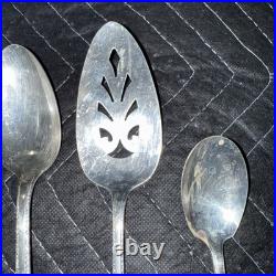VINTAGE Silver Plate 54 PC 8 Place Settings WM ROGERS MFG IS Silver plate with box