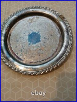 VINTAGE WM ROGERS MFG CO SILVER PLATE ten piece Set