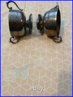 VINTAGE WM ROGERS MFG CO SILVER PLATE ten piece Set