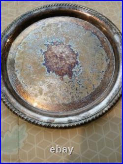 VINTAGE WM ROGERS MFG CO SILVER PLATE ten piece Set