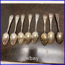 VTG 1847 Rogers Bros 31 PC Plated Silver Silverware Flatware OLD COLONY with Case