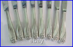 VTG. 1847 Rogers Bros Daffodil Pattern Silver Plate Flatware 51 Pieces EUC