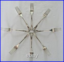 VTG. 1847 Rogers Bros Daffodil Pattern Silver Plate Flatware 51 Pieces EUC