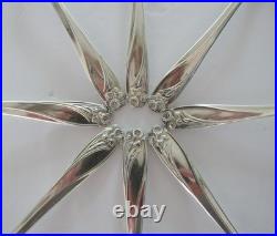 VTG. 1847 Rogers Bros Daffodil Pattern Silver Plate Flatware 51 Pieces EUC