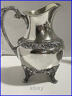 VTG 1847 Rogers Bros IS Heritage 4 PC Silverplate Tea Set 1967 Production