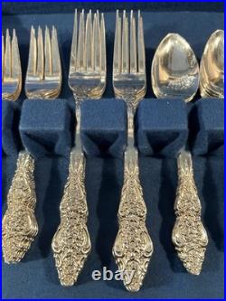 VTG 1847 Rogers Bros SILVER RENAISSANCE Silver Plated Flatware 48 Pieces