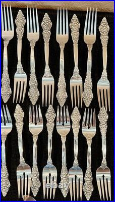 VTG 1847 Rogers Bros SILVER RENAISSANCE Silver Plated Flatware 48 Pieces VTG 1847 Rogers Bros SILVER RENAISSANCE Silver Plated Flatware 48 Pieces