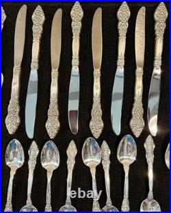 VTG 1847 Rogers Bros SILVER RENAISSANCE Silver Plated Flatware 48 Pieces VTG 1847 Rogers Bros SILVER RENAISSANCE Silver Plated Flatware 48 Pieces