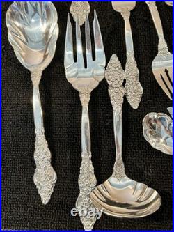 VTG 1847 Rogers Bros SILVER RENAISSANCE Silver Plated Flatware 48 Pieces