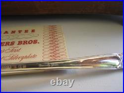 VTG 1847 Rogers Brothers Eternally Yours Silver Plated Flatware 65 Pc Set & Case