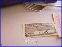 VTG 1847 Rogers Brothers Eternally Yours Silver Plated Flatware 65 Pc Set & Case