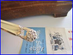 VTG 1847 Rogers Brothers Eternally Yours Silver Plated Flatware 65 Pc Set & Case