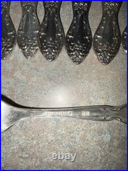 VTG 69pc GRAND ELEGANCE Wm Rogers MFG Co Flatware 1959 Silver Plate Bonus Pieces