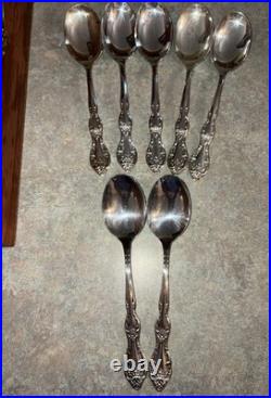 VTG 69pc GRAND ELEGANCE Wm Rogers MFG Co Flatware 1959 Silver Plate Bonus Pieces