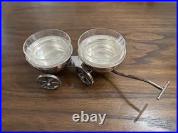 VTG FB Rogers Silver Plated Condiment Wagon MCM