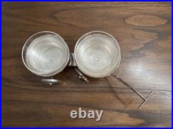 VTG FB Rogers Silver Plated Condiment Wagon MCM